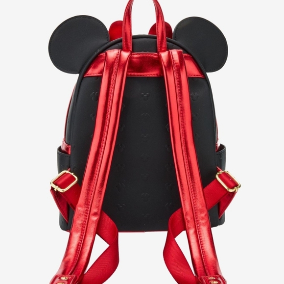 Loungefly Disney Minnie Mouse Metallic Backpack - Picture 3 of 7